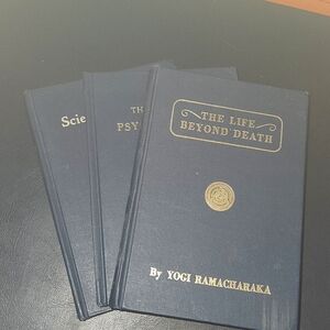 Set of 3 Yogi Ramacharaka antique books Eastern philosophy yoga occult HARDCOVER